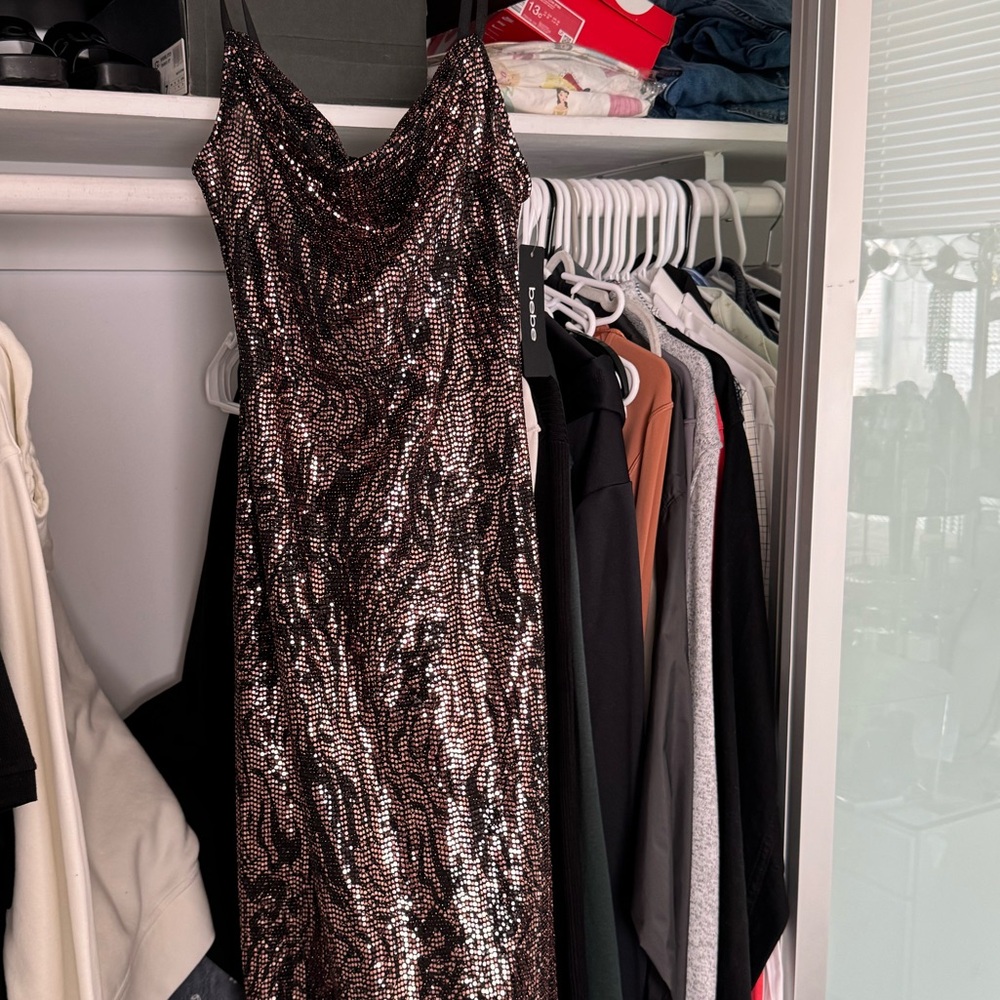 Bebe holiday dress size small